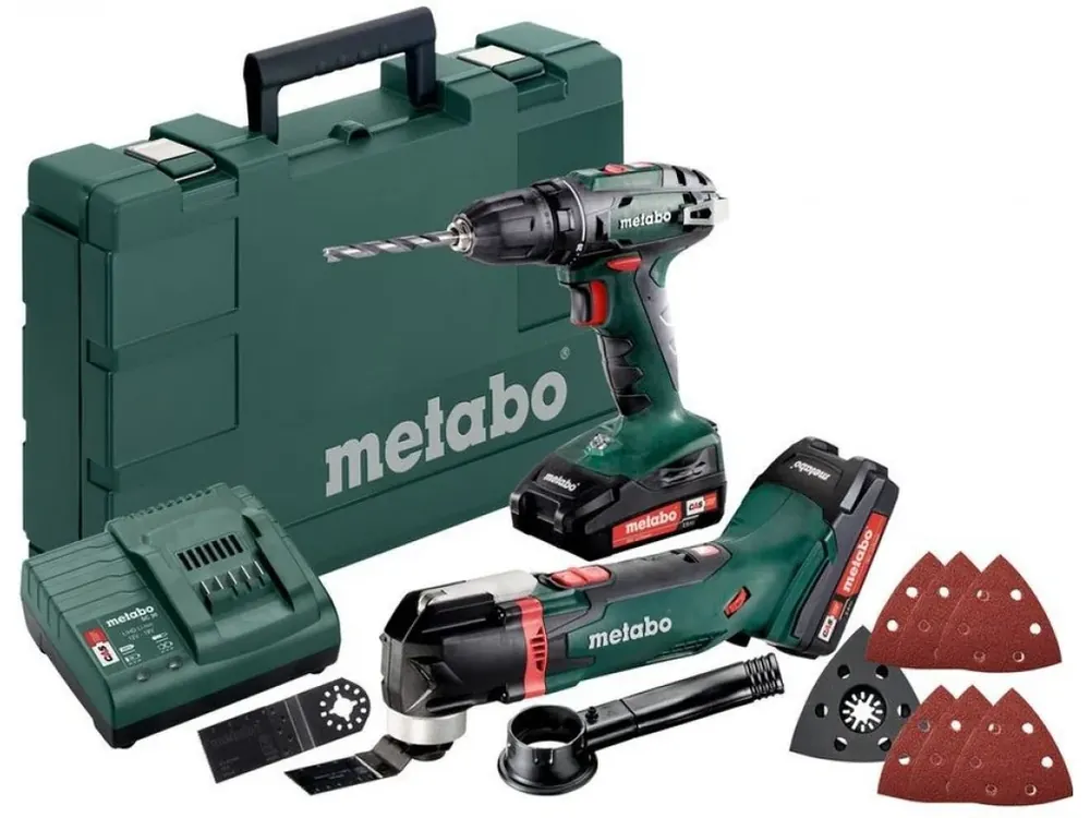 Combo Set 2.6.1 18 V METABO BS 18 + MT 18 2x2,0Ah 685081000 Cenový Hit