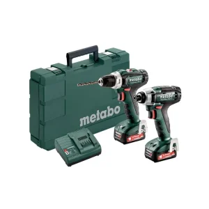 METABO Combo set 2.7.1. aku vrtačka + utahovák PowerMaxx BS 12+SSD 12, 2x2Ah, 685166000 Rychlé Dodání