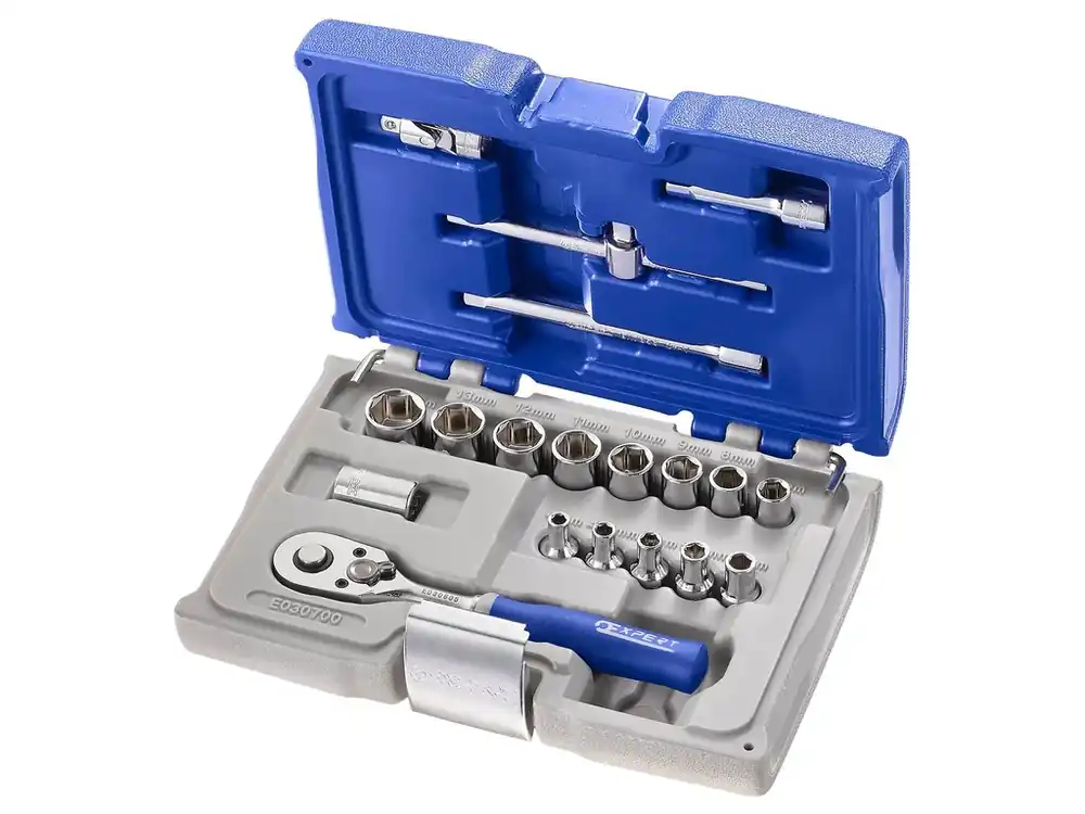Gola sada 1/4" 19 dílů Tona Expert E030700 Akční Cena