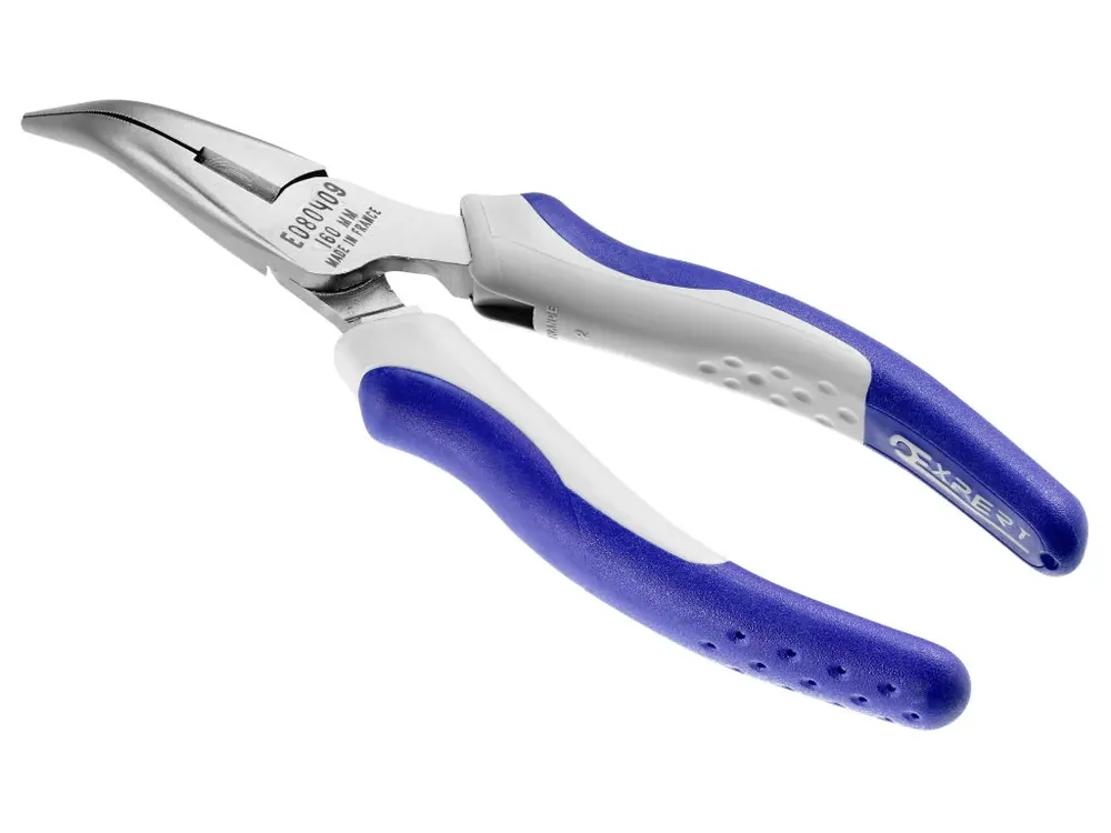 Kleště na jemnou mechaniku zahnuté 160mm Tona Expert E080409 Akční Cena