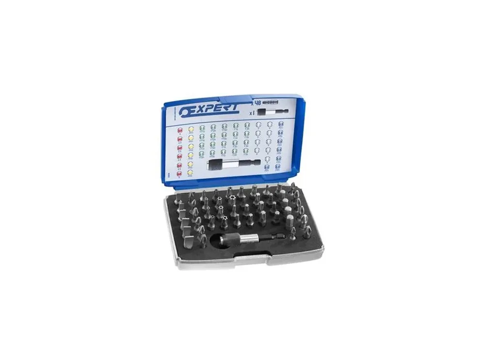 Sada bitů 1/4" 48 dílů Tona Expert E131701 Vysoce Kvalitní