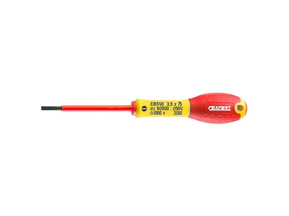 Nová Kolekce Šroubovák plochý paralelní 3,5x100x0,6mm 1000V Tona Expert E050608