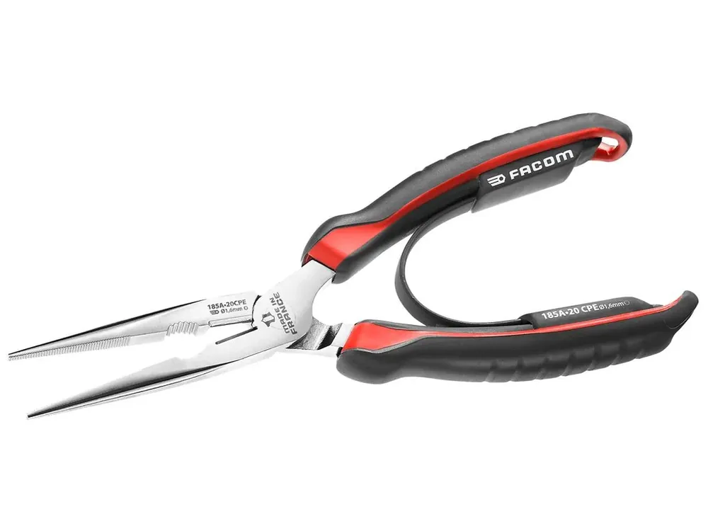 Originální Kleště s prodlouženými půlkulatými čelistmi 20cm FACOM 185A.20CPE