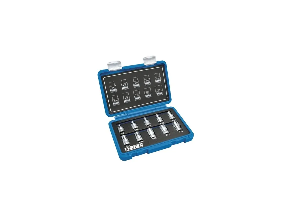 Sada 1/2" nástrčných hlavic TORX-E NAREX 443000963 Sezónní Sleva