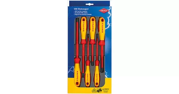 Sada šroubováků 6ks izolované 1000V VDE Knipex Objednat Nyní