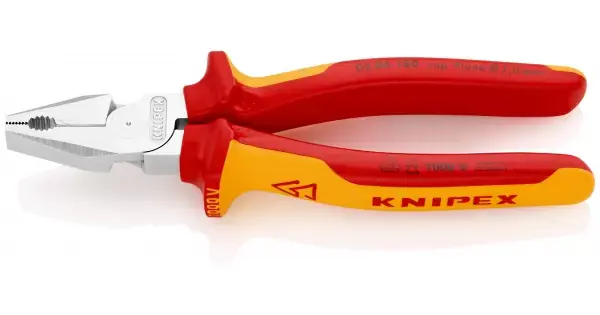 Kleště silové kombinované 1000V VDE, Knipex 180mm 180mm Odeslání Ihned