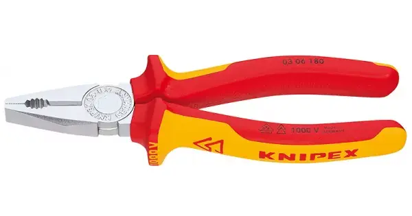 Cenově Výhodný Kleště kombinované 1000V VDE, Knipex 180mm 180mm