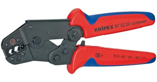 Originální Lisovací kleště - krátký tvar, Knipex 195mm
