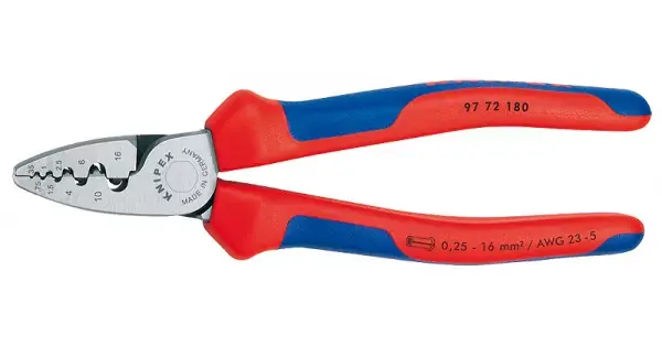 Akční Nabídka Kleště na kabelové koncovky, Knipex 0,25 do 16 mm²