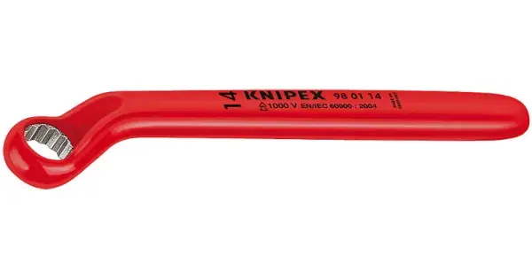 Očkový klíč izolovaný 1000V, Knipex 15mm 15mm, délka 215mm Tovární Cena