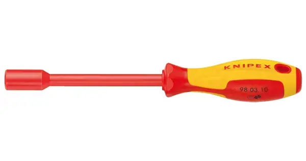 Nástrčkový klíč izolovaný 1000V VDE, Knipex 8mm 8mm, délka 237mm Nízká Cena