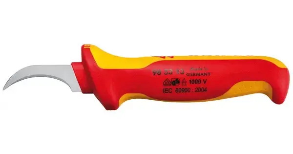 Bezpečná Platba Nůž na pláště izolovaný 1000V VDE, Knipex 180mm
