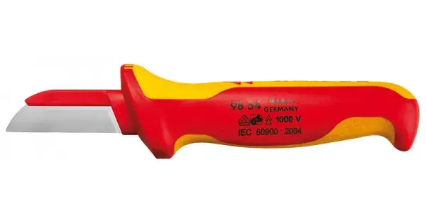Nůž na kabely izolovaný 1000V VDE, Knipex 180mm Přímo Od Výrobce