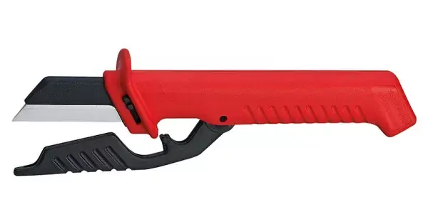 Nůž na kabely izolovaný 1000V, Knipex 185mm Vrácení Zdarma