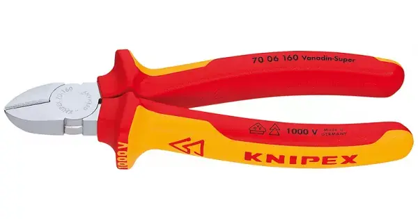 Kleště boční štípací izolované 1000V VDE, Knipex 140mm 140 mm Hit Sezóny