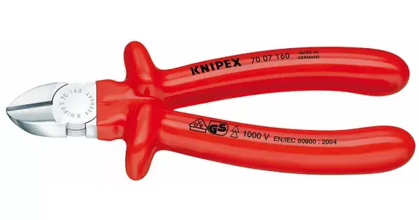 Pouze Dnes Kleště boční štípací izolované 1000V VDE, Knipex 160mm 160 mm