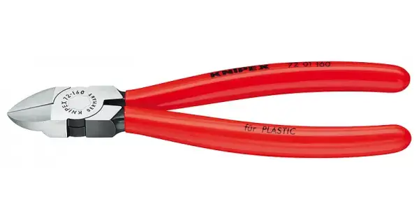 Vysoce Kvalitní Kleště boční štípací - na plasty, Knipex 180mm 180 mm