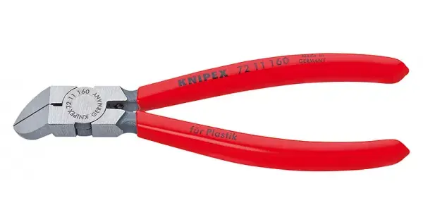 Kleště boční štípací - na plasty, Knipex 160mm 160 mm Sleva