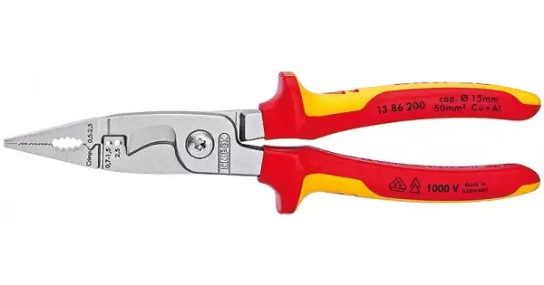 Kleště univerzální elektroinstalační 1000V VDE, Knipex 200mm Must-Have