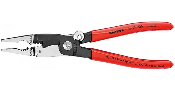 Super Cena Kleště univerzální elektroinstalační, Knipex 200mm