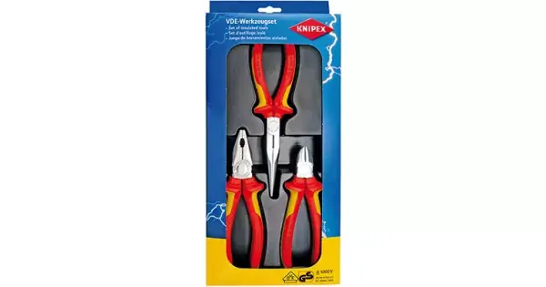 Hit Sezóny Sada izolovaných kleští Elektro set 1000V VDE, Knipex Sada 3ks