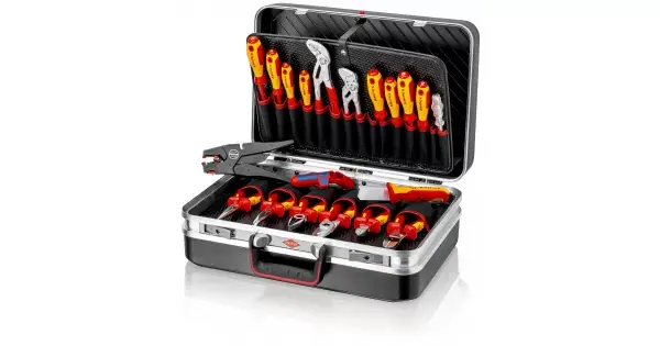 Nejprodávanější Kufr s nářadím "Vision 24 Elektro" Knipex Sada 20ks