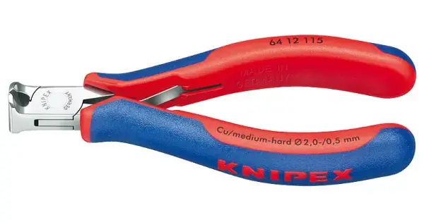 Značkový Kleště štípací čelní pro elektroniku, Knipex 115mm