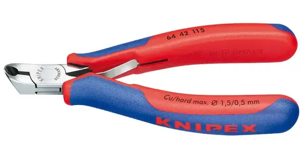 Originální Kleště štípací čelní pro elektroniku, Knipex 115mm