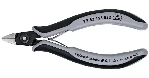 Kleště štípací boční, přesné ESD, Knipex 125mm Nakupujte Hned