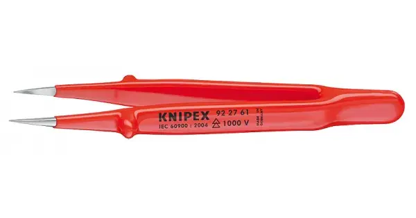 Pinzeta přesná, špičatá izolovaná 1000V, Knipex 130mm Vysoce Kvalitní