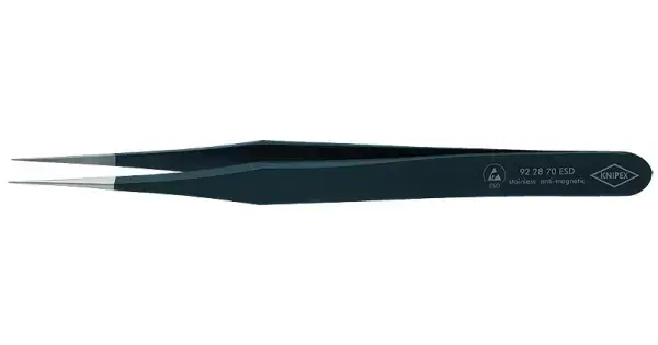 Pinzeta přesná, špičatá, ESD, Knipex 110mm Omezená Nabídka