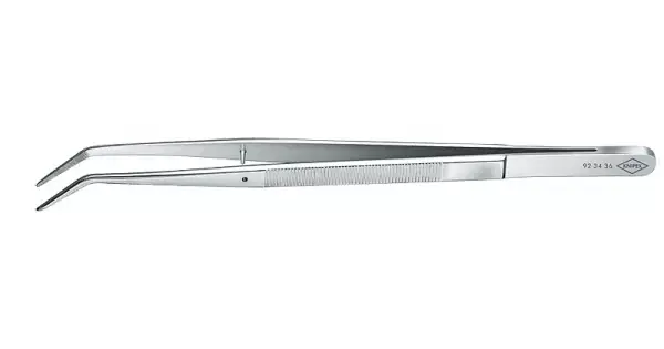 Akční Nabídka Pinzeta přesná, zahnutá s vodícím kolíkem, Knipex 155mm
