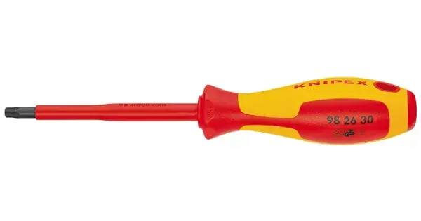 Šroubovák na šrouby Torx®, Knipex izolované VDE 1000V TX20 Výprodej