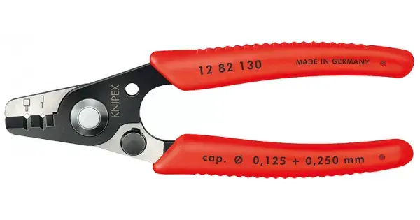 Kleště odizolovací na světlovody, Knipex 130mm Finální Výprodej