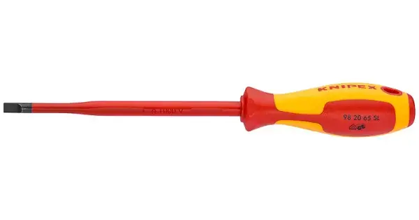 Sezónní Sleva Šroubovák plochý Phillips® izolovaný 1000V VDE, Knipex 232mm