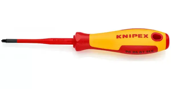 Šroubovák křížový PlusMinus Pozidriv® izolovaný 1000V VDE, Knipex PZ1 Dokud Zásoby Vydrží