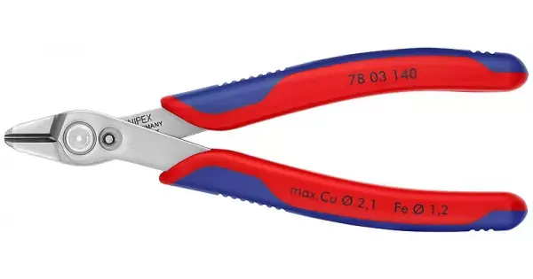 Ověřený Kleště štípací boční Electronic Super-Knips® XL Knipex 140 mm