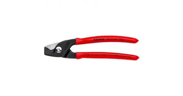 Nízká Cena Kabelové nůžky potažené plastem brunýrované KNIPEX 160 mm