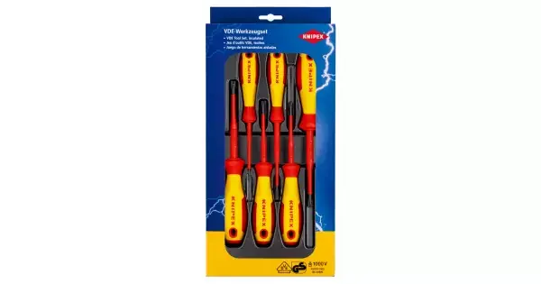 Sada šroubováků izolované 6ks 1000V VDE Slim Line, Knipex Odeslání Ihned