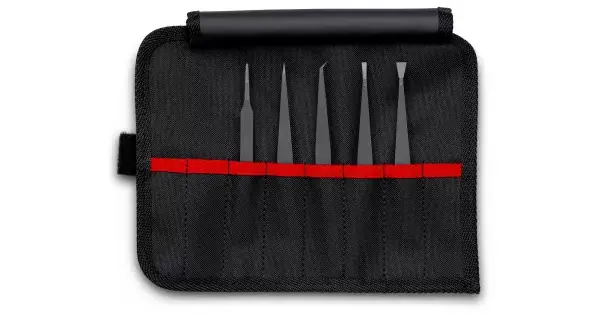 Autentický Sada plastových pinzet ESD 5-dílná Knipex