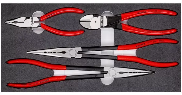 Autentický Sada kleští v pěnové vložce Knipex