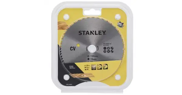 Nejlepší Volba Pilový kotouč pro příčné řezy 130 x 16 mm, 80 zubů Stanley STA10005