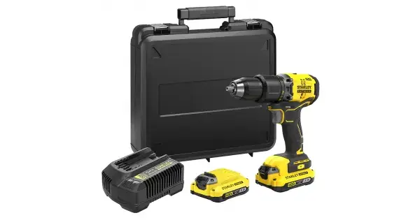 Vrácení Zdarma Aku příklepová vrtačka V20 18V 2x2,0Ah Stanley FatMax SFMCD715D2K