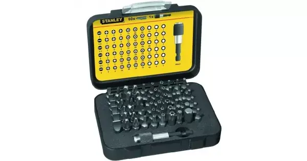 1/4" 61-ti dílná sada bitů Stanley 1-13-902 Časově Omezené