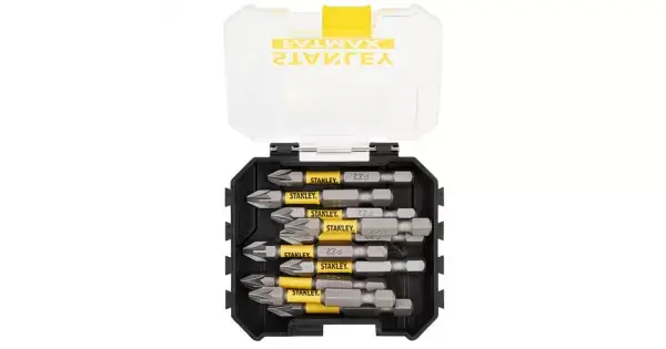10dílná sada 50 mm bitů pro rázové utahováky PZ2 Stanley STA88572 Značkový