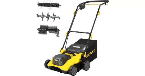 Pouze Dnes Aku vertikutátor V20 2x18V bez aku Stanley FATMAX SCOEP3801N