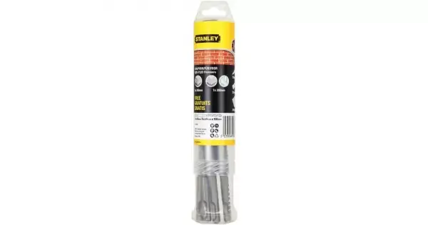 Vrtáky SDS-Plus 6x160 mm, 8x160 mm a sekáč špičatý, plochý, široký Stanley STA54400 Vrácení Zdarma