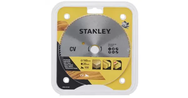 Pilový kotouč pro příčné řezy 160 x 20 mm, 100 zubů Stanley STA10165 Cenová Bomba