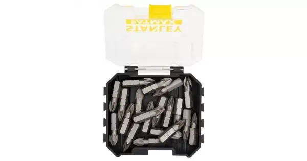 20dílná sada 25 mm bitů PZ2 Stanley STA88567 Nejlepší Cena