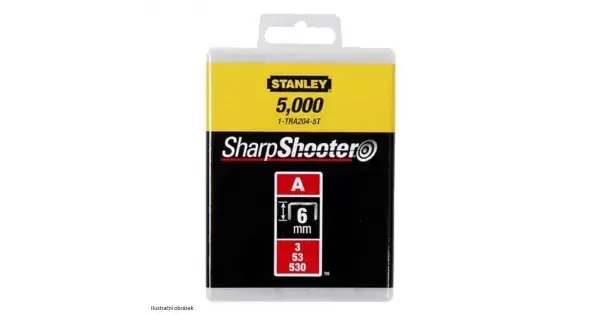 Cenový Hit LD sponky TYP A 5/53/530, 6mm 5000ks Stanley 1-TRA204-5T
